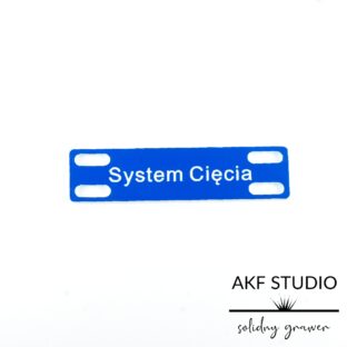 etekieta na kabel grawerowana