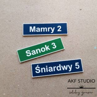 kolorowe tabliczki grawerowane hobby