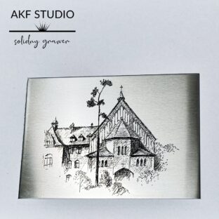 tablica okolicznosciowa pamiatkowa na stali grawerowana