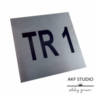 tabliczka opisowa stal nierdzewna grawer laserowy