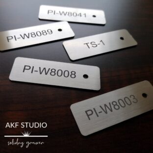 zawieszki opisowe na zawory kable